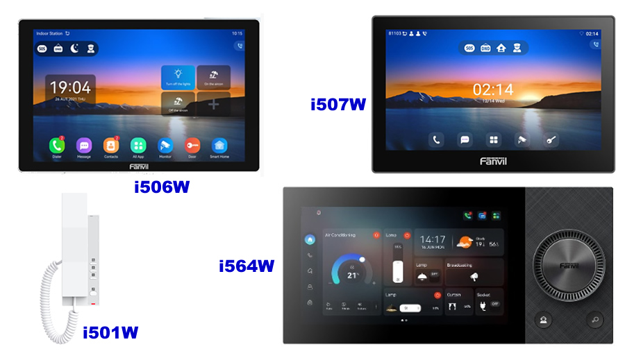 display per videocitofoni ip e cornetta IP